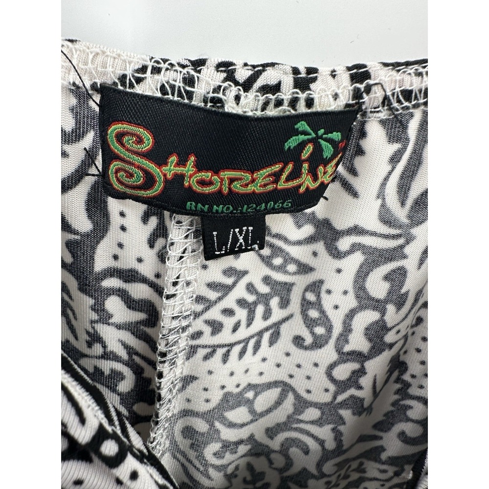 Shoreline Beach Coverup Womens L/XL Paisley Bling Rhinestones Cruise Resort - Picture 5 of 9